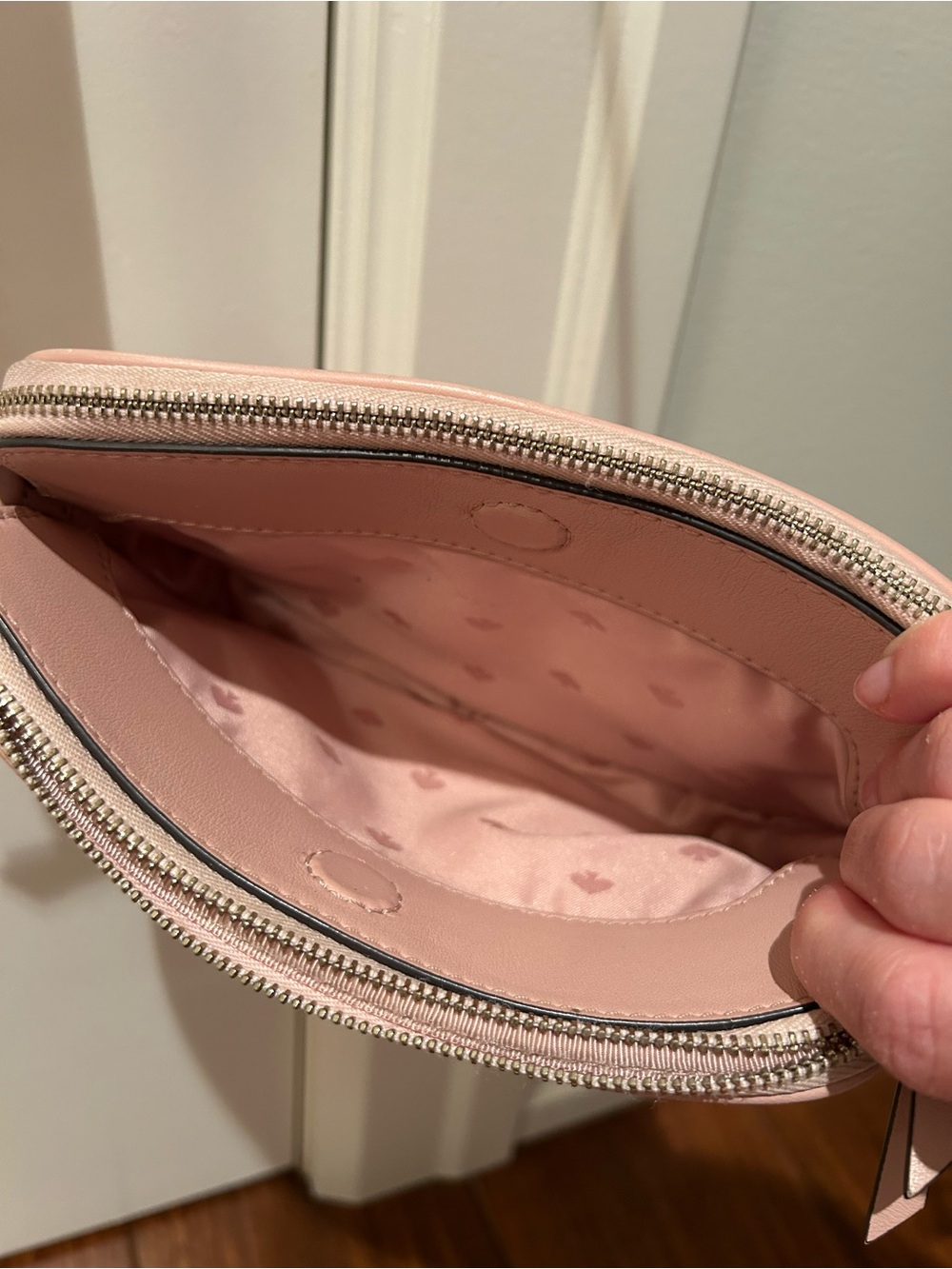 Kate Spade Quilted Pink Leather crossbody purse - Picture 5 of 7